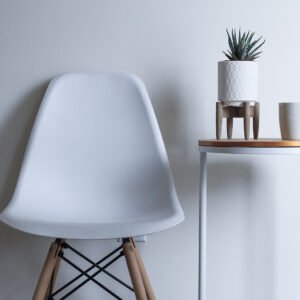 White & Brown Wooden Table
